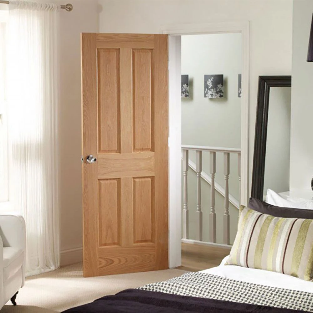 XL Joinery NRM Victorian 4 Panel Fully Finished Oak Internal Door - Image 2