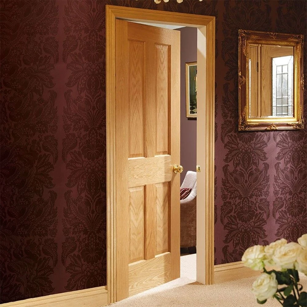 XL Joinery NRM Victorian 4 Panel Fully Finished Oak Internal Door - Image 3