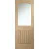 Sussex Internal Oak Door With Clear Glass-1981 X 762 X 35mm (30")