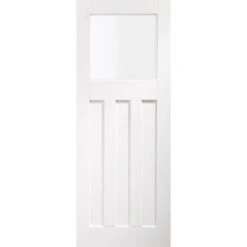 DX Internal White Primed Door With Obscure Glass-1981 X 762 X 35mm (30")