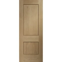 Piacenza Internal Oak Door With Clear Glass-1981 X 762 X 35mm (30")