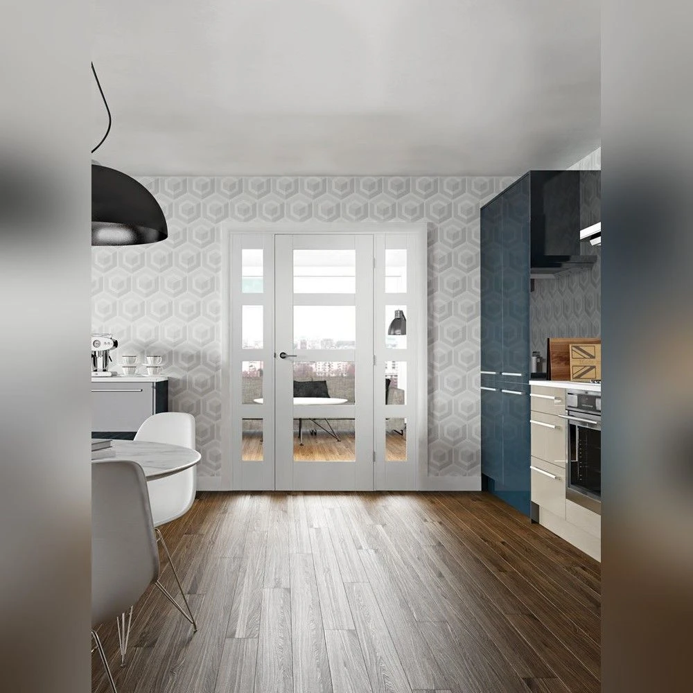 White Primed Easi Frame Internal Doors System-2017 X 3000mm