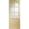 Riviera Internal Clear Pine Door With Clear Glass