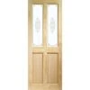 Victorian 4 Panel Internal Clear Pine Door With Campion Glass