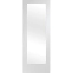 Pattern 10 Internal White Primed Door With Obscure Glass