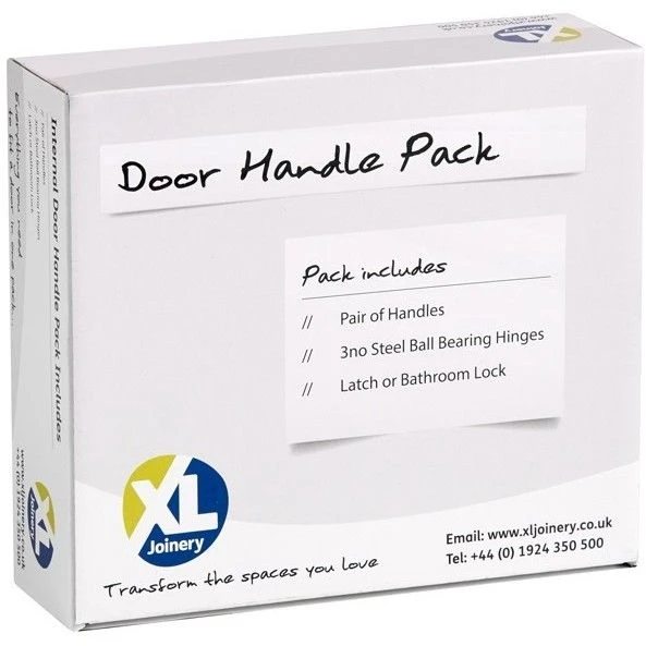 Rhine Bathroom Door Handle Pack With Lock-65mm Latch - RHINEBP65 - Image 2