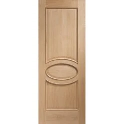 Calabria Internal Oak Door With Raised Mouldings