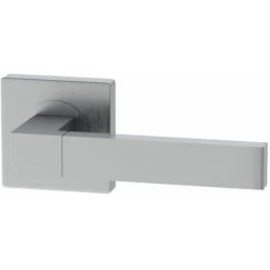 Kama MSB Lever / Square Rose T/R Bathroom Handle Pack (65)-65mm Latch - KAMABP65
