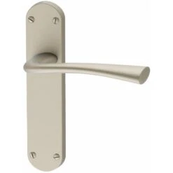 Kuban MAB Lever / Latch Plate Fire Door Handle Pack (65)-65mm Latch - KUBANFD65-BP