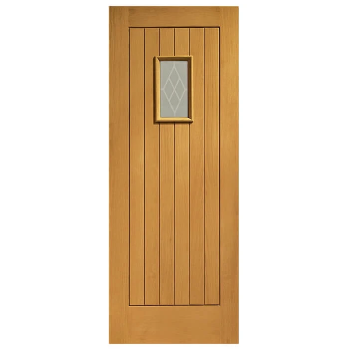 XL Joinery Chancery Pre-Finished Oak 6P 1L External Glazed Door