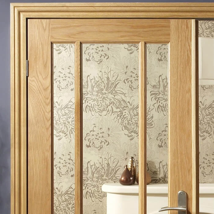 XL Joinery Un-Finished Oak Contemporary Pair Maker For Metric Door - Image 2