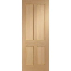 XL-Joinery Victorian Shaker Un-Finished Oak 4P Internal Door