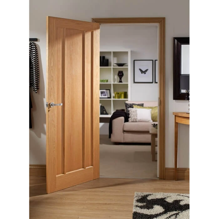 XL Joinery Worcester Un-Finished Oak 3P Internal Fire Door - Image 2