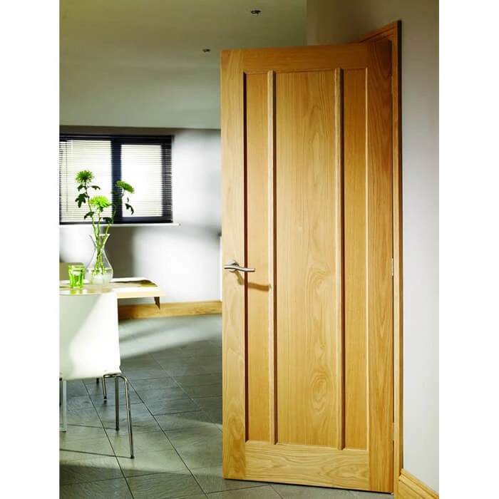 XL Joinery Worcester Un-Finished Oak 3P Internal Fire Door - Image 3