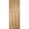 XL Joinery DX Un-Finished Oak 4P Internal Door