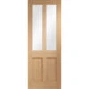 XL Joinery Malton Shaker Un-Finished Oak 2P 2L Internal Glazed Door