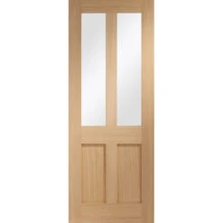 XL Joinery Malton Shaker Un-Finished Oak 2P 2L Internal Glazed Door