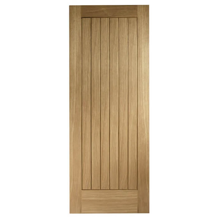 XL Joinery Suffolk Essential Un-Finished Oak 6P Internal Fire Door