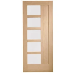 XL Joinery Lucca Un-Finished Oak 1P External Glazed Door