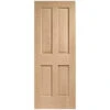 XL Joinery Victorian Un-Finished Oak 4P Internal Fire Door