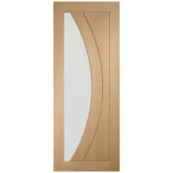 XL Joinery Salerno Un-Finished Oak 2P 1L Internal Glazed Door