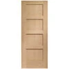 XL Joinery Shaker Pre-Finished Oak 4P Internal Door