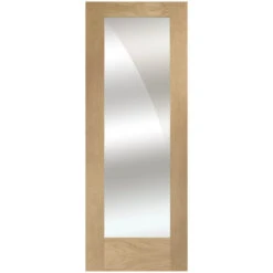 XL Joinery Pattern 10 Un-Finished Oak 1L Internal Mirror Glazed Door