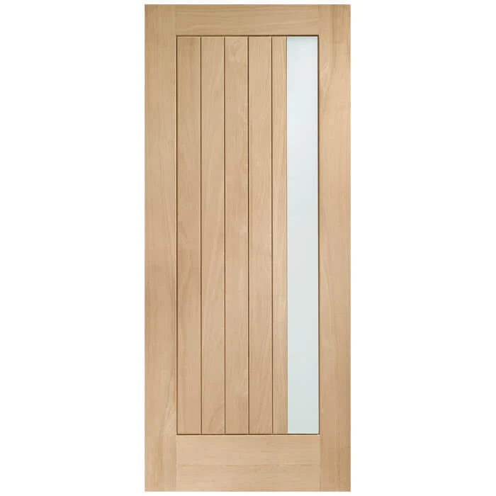 XL Joinery Trieste Un-Finished Oak 4P 1L External Glazed Door