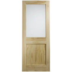 XL Joinery 2XG Un-Finished Pine 1P 1L External Glazed Door