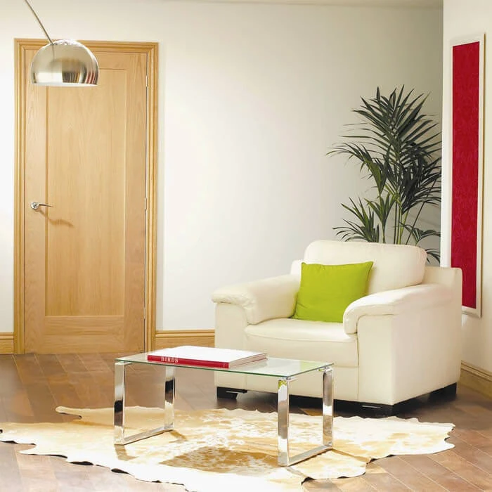 XL Joinery Pattern 10 Un-Finished Oak 1P Internal Fire Door - Image 3