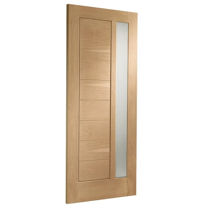 XL Joinery Modena Un-Finished Oak 8P 1L External Double Glazed Door - Image 4