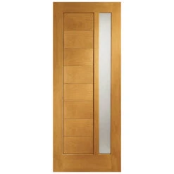 XL Joinery Modena Pre-Finished Oak 8P 1L External Glazed Door