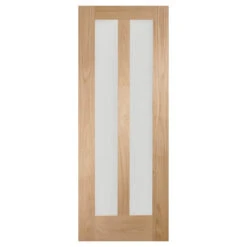 XL Joinery Novara Un-Finished Oak 2L Internal Glazed Door
