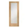 XL Joinery Pattern 10 Pre-Finished Oak 1L Clear Glazed Internal Door