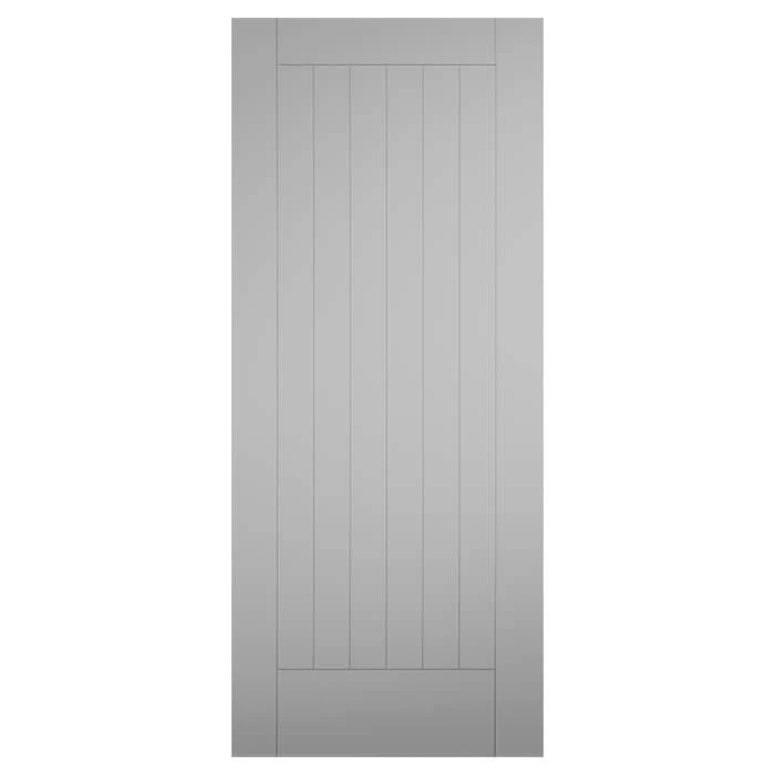 XL Joinery Tricoya Suffolk Painted Telegrey 4 6P External Door