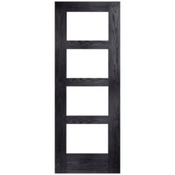 XL Joinery Severo Americano Oak 4L Internal Clear Glazed Door