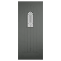 XL Joinery Tricoya Westminster Painted Mouse Grey 6P 1L External Glazed Door