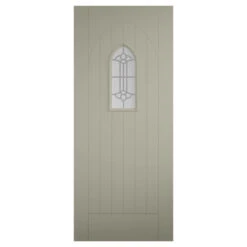 XL Joinery Tricoya Westminster Painted Pebble Grey 6P 1L External Glazed Door