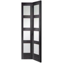 XL Joinery Shaker Americano Oak 8L Internal Bi-Fold Glazed Door