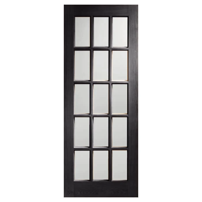 XL Joinery SA77 Americano Oak 15L Internal Glazed Door