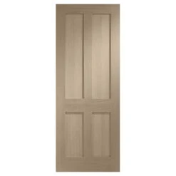 XL-Joinery Victorian Shaker Crema Oak 4P Internal Fire Door