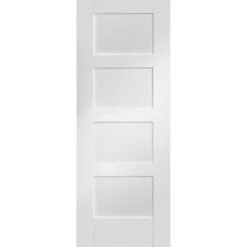 Shaker 4 Panel Internal White Primed Door