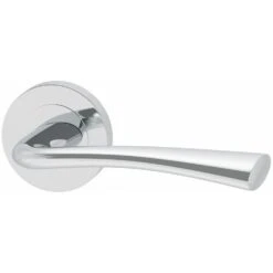 Weser PCP Lever / Bath Plate Handle Pack (65)-65mm Latch - WESERBP65-BP