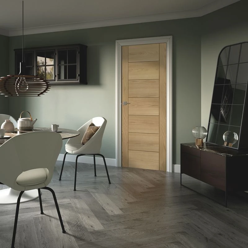 XL Joinery Palermo Essential Internal Oak Fire Door - EOPAL926-FD - Image 2