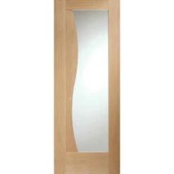 XL Joinery Emilia Internal Oak Door With Clear Glass 1981 X 762 X 35mm - GOEMI30