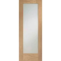 XL Joinery Pattern 10 Internal Oak Door With Clear Glass 1981 X 306 X 35mm - GOSHAP1012C