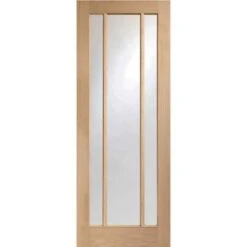 XL Joinery Worcester 3 Light Internal Oak Door With Clear Glass 1981 X 686 X 35mm - GOWOR27