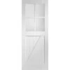 XL Joinery White Primed Cottage With Clear Glass 1981 X 838 X 35mm - GWPCOT4L33