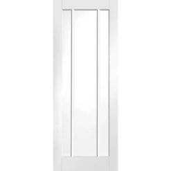 XL Joinery Worcester Internal White Primed Door With Clear Glass 2040 X 726 X 40mm - GWPWOR726