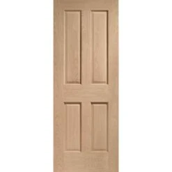 XL Joinery Victorian 4 Panel Internal Oak Door 2040 X 726 X 40mm - INTOVIC726
